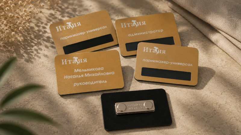 Изготовление бейджей